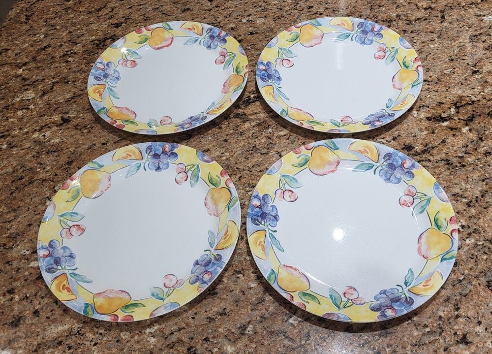 Corelle Fruit Basket Dinner Plates 10 1/4" (Set of 4)